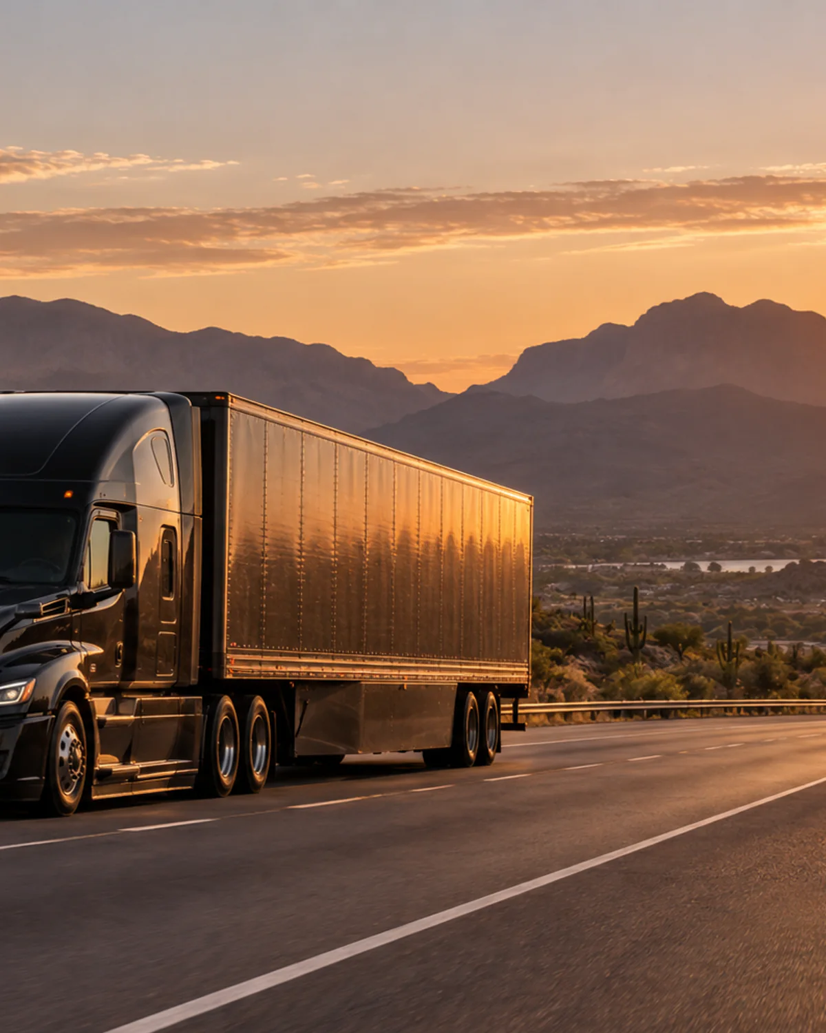 Supporting freight scene for long distance trucking planning
