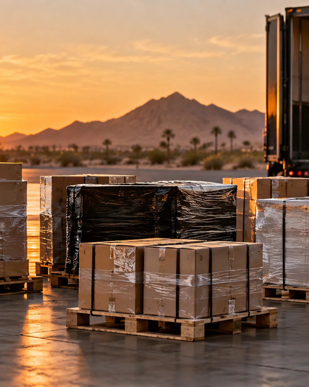 Supporting freight scene for ltl freight shipping planning