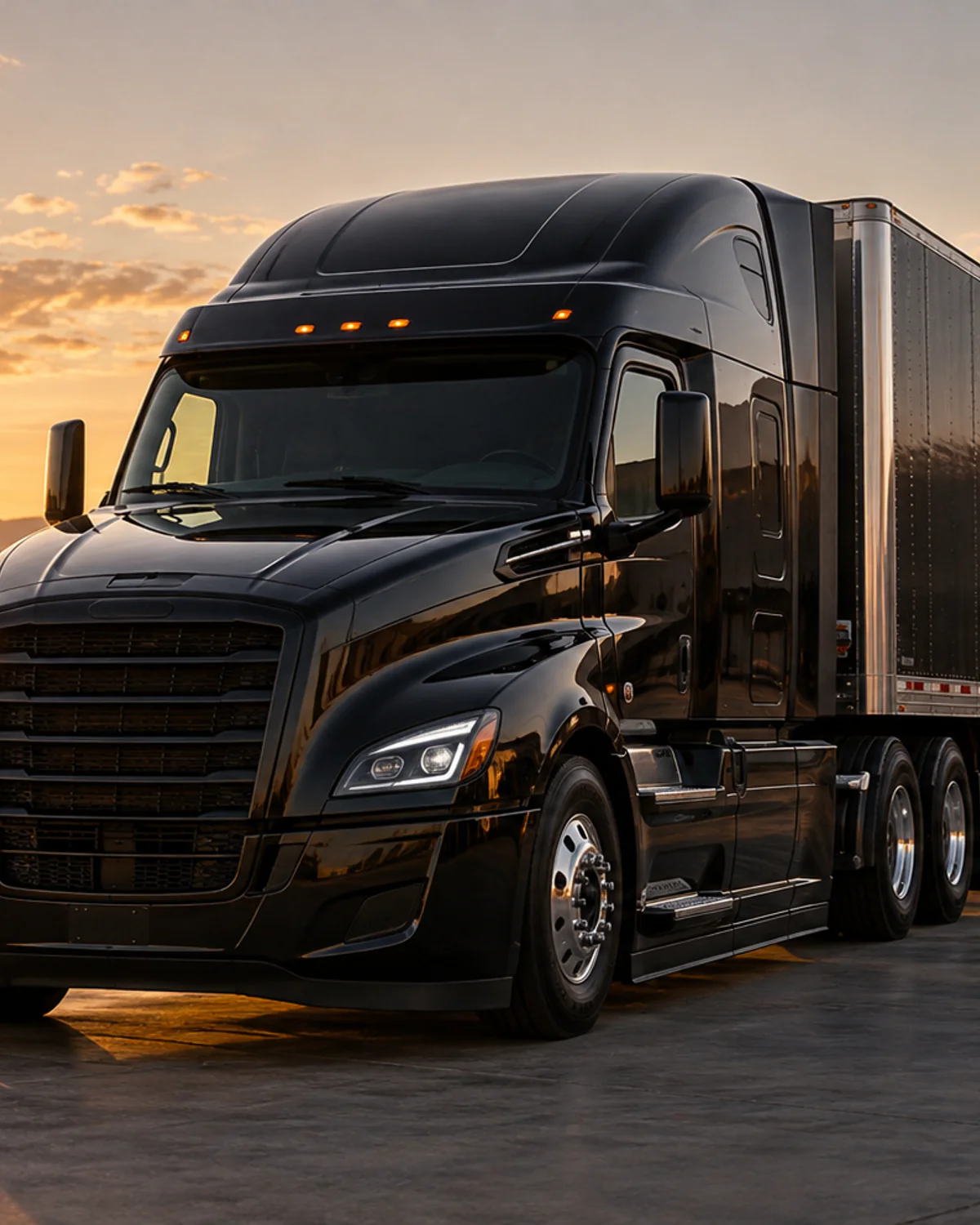 Supporting freight scene for trucking company planning